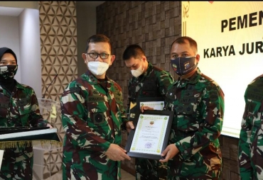 Kodim 0212/Tapsel Sukses Sabet Juara Lomba Jurnalistik