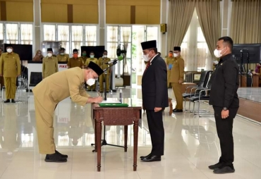 Tingkatkan Kinerja Organisasi Gubernur Sumut Lantik 3 Pejabat Eselon II