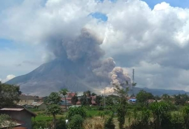 Aktivitas Gunung Api Sinabung Volume Kubah Lava Meningkat