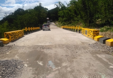 Pemkab Karo Perbaiki Jembatan Merah Putih
