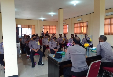 Bhabinkamtibmas Wajib Berikan Himbauan Prokes