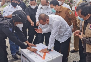 Tiba di Sumut Polda Kawal ketat Vaksin Covid-19