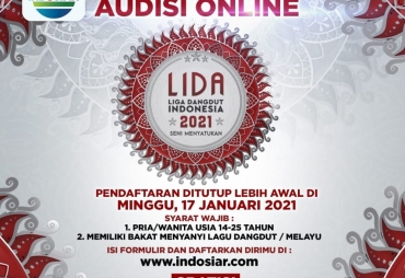 Audisi LIDA Ditutup 17 Januari Pendaftaran Tidak Dipungut Biaya
