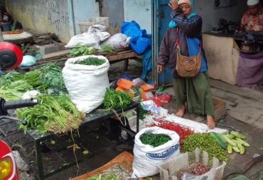 Lonjakan Harga Sayur Mayur Terjadi di Pasar Tanjung Tiram