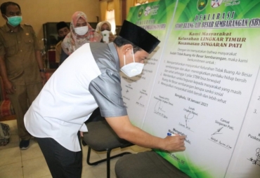 Wujudkan Kota Sehat Pemkot Ingatkan Masyarakat Jangan BAB Sembarangan