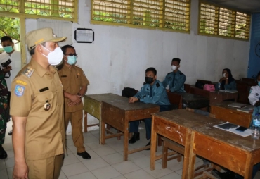 Wawali dan Forkopimda Monitoring KBM Tatap Muka