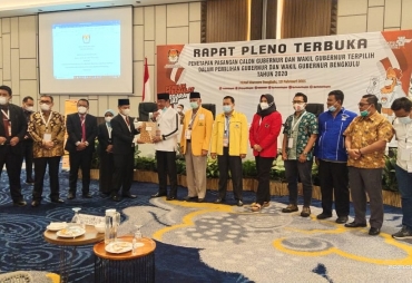 Sah Jadi Pemenang Pilgub Bengkulu Rohidin-Rosjonsyah Raup 418.080 Suara