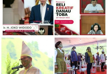 Menpar Ekraf Hadiri Launching Beli Kreatif Danau Toba