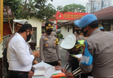 276 Personel Polres Padangsidimpuan Jalani Tes Urine