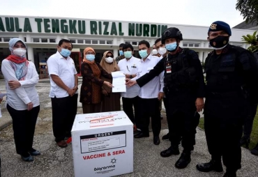 Sumut Terima 237.720 Dosis Vaksin Sinovac Diperuntukkan Bagi Petugas Publik