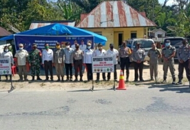 Cegah Penyebaran Covid-19 Forkopimca Lae Parira Gelar Patroli Dialogis