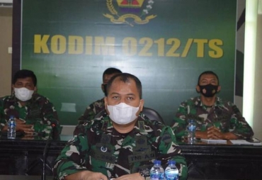 Dandim 0212/Tapsel Terima Arahan Pangdam I/BB Soal Karhutla