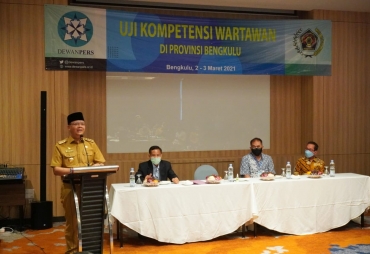 Buka UKW Angkatan 13 Gubernur Rohidin : Wartawan Adalah Profesi Mulia dan Terhormat