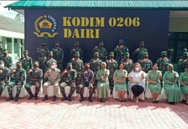 Pangdam I/BB Ke Tanah Pakpak Disambut Wakil Bupati Dairi 