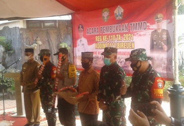Pembukaan TMMD 110 Kodim 0111/Bireuen Berlangsung Sukses