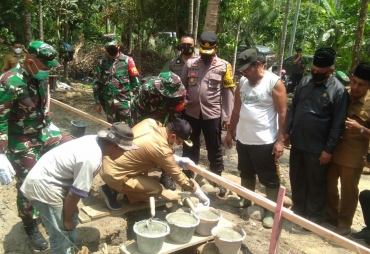 Kades Alue Limeng Bersyukur Terpilih dalam Program TMMD Ke-110 Tahun 2021