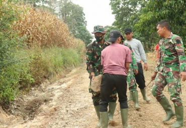 Tanpa Pandang Lelah Satgas TMMD Kodim 0111 Bireuen Terus Bekerja