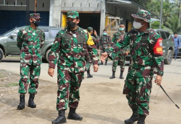 Tim Wasev Mabesad Tinjau Pusat Kegiatan TMMD Ke-110 Kodim 0111/Bireuen