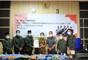 KPU Way Kanan Gelar Rakor Daftar Pemilih Berkelanjutan