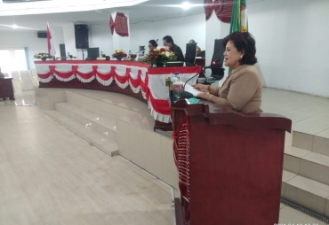 Wakil Bupati Karo Sampaikan Nota Pengantar LKPj Tahun 2020