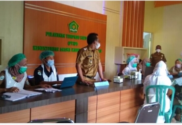 Persiapan Keberangkatan CJH Way Kanan Jalani Vaksinasi Covid-19