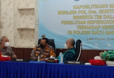 Mabes Polri Nilai Kinerja Polres Batu Bara sangat Sempurna