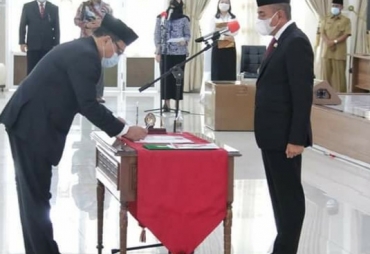 Gubernur Kukuhkan Kepala Perwakilan BPKP Provsu 