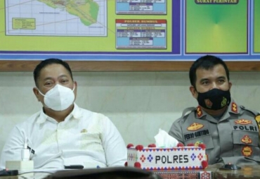 Bupati Dairi Ikuti Rakor Bahas Kebijakan Peniadaan Mudik Idul Fitri 1422 H