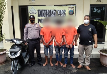 Polsek Sunggal Ciduk Berhasil Ciduk Pelaku Curanmor dan Penadah