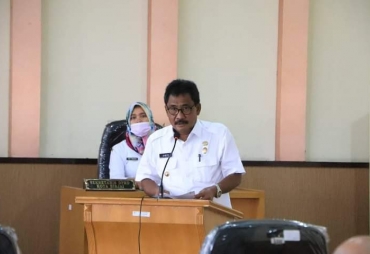 Walikota Binjai Sampaikan Pidatonya Di Rapat Paripurna DPRD