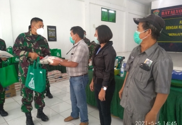 Batalyon Infanteri 125/SMB Gelar Komsos  Bersama Media