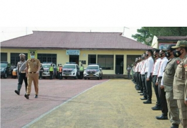 Sekda Dairi Pimpin Apel Persiapan Apel Operasi Ketupat