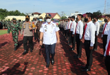 Polres dan Pemkab Batu Bara Terus Himbau Masyarakat Tidak Lakukan Mudik