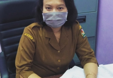 Kabid penataan Desa Dinas Pemberdayaan Masyarakar Desa Kabupaten Karo Elfrida Astuti Purba