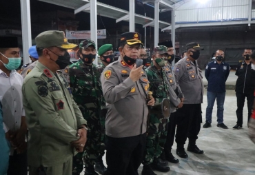 Polres Batu Bara Gelar Patoli Gabungan di Malam Takbiran