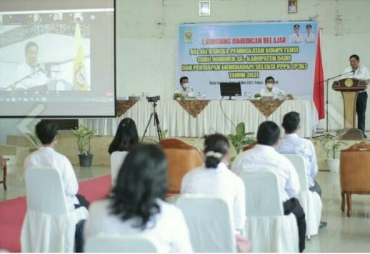 Bupati Dairi Launching Bimbel Persiapan P3K 2021