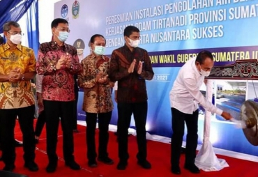 Resmikan IPA Denai Ini Kata Gubernur Sumut