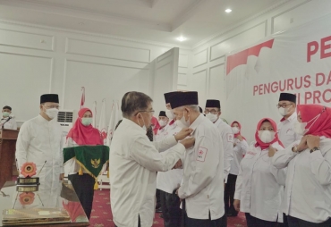 PMI Bengkulu Dilantik Ketum Jusuf Kalla Ini Harapan Gubernur Rohidin