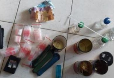 Gerebek Kampung Narkoba Lima Orang Berhasil Diamankan Polsek Sunggal