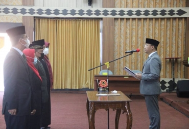 Gubernur Rohidin Lantik BPRS Pengawasan dan Evaluasi Pelayanan Kesehatan Jadi Tugas Utama