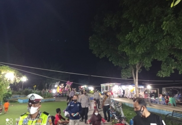 Polres Batu Bara Gelar Ops Yustisi di Titik Keramaian Kecamatan Lima Puluh