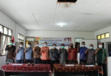 Aplikasi Perkebbas dan E-BIP Disosialisasikan di Kecamatan Siempat Nempu Hilir