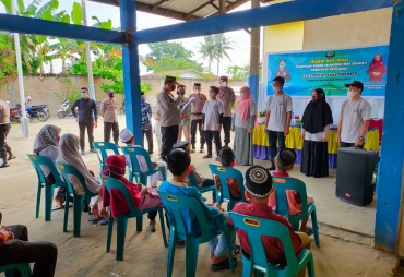 Hadiri Pelantikan REI Kapolres Batu Batu Santuni Anak Yatim