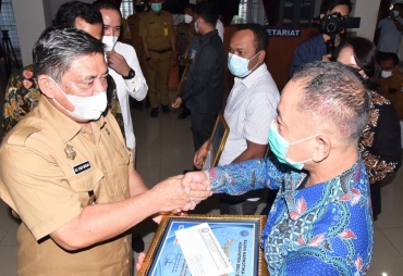 Wabup Deli Serdang Hadiri Peringatan HANI Tahun 2021 Secara Virtual