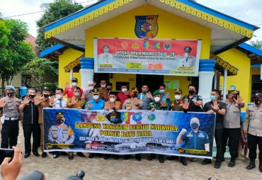 Kapolres Batu Bara Resmikan Desa Pulau Sejuk Sebagai Kampung Tangguh Anti Narkoba