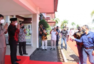 Wagub Rosjonsyah Sambut Kedatangan Kapolda Bengkulu yang Baru