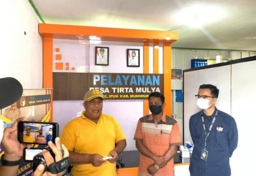 Kadis Kominfotik Kunjungan ke Desa Tirta Mulya
