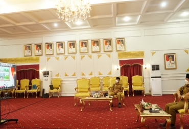 Gubernur Rohidin Ikuti Rakor Terbatas Bersama Presiden dan Wapres RI