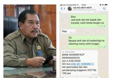 Akun WA Catut Nama Sekda Karo Masyarakat Dihimbau Hati-hati