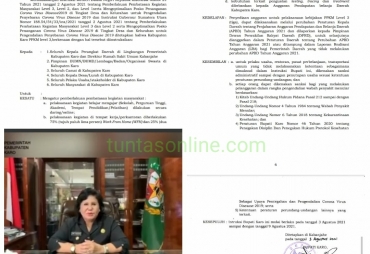 Wabah Covid-19 Meningkat Bupati Karo Keluarkan Sembilan Instruksi